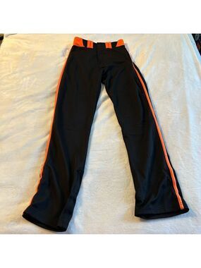 SmashSports black and orange baseball pants size S